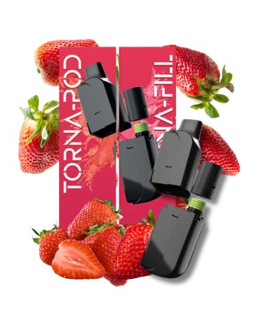 Cartuchos STRAWBERRY Torna Pod 6000 Puff | 2+10ml | 20mg