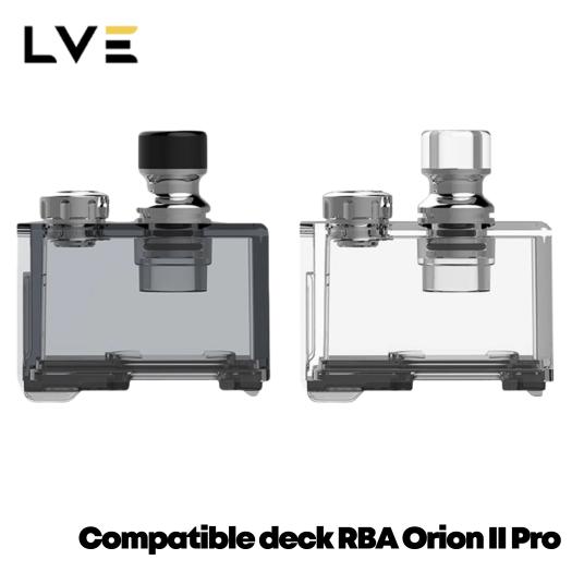Cartuchos vazios RBA Orion II Pro de 4ml (2 uds) LVE