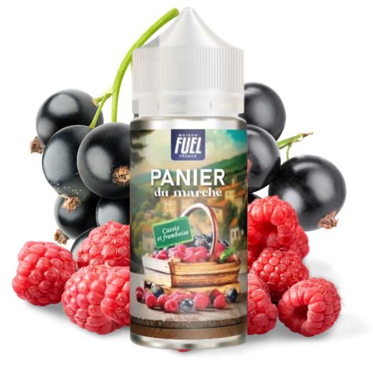 Cassis Framboise 100ml + NIcokits - Panier by Maison Fuel