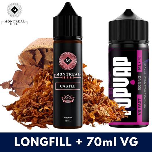 CASTLE 16ml/60 (Longfill) Montreal Original + 70ml VG Fast