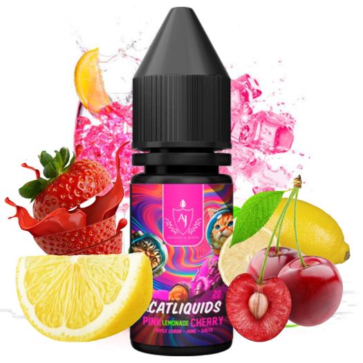 Catliquids Pink Lemonade Cherry 10ml - Aspano & John Salt-B