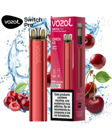 Cherry Ice | Vozol Switch Pro Starter Kit | Sais de Nicotina 20mg