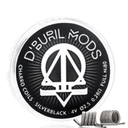 Charro Coils Silverblack D’Buril & Charro (Pack 2)