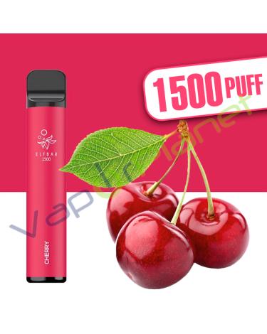 CHERRY Elf Bar 1500 4,8ml Pod System - Descartável - SEM NICOTINA