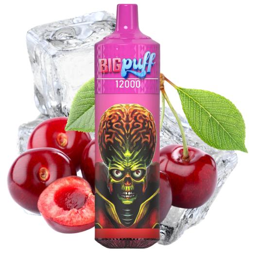 Cherry Ice 12000 Puffs - Big Puff (SEM NECOTINA)
