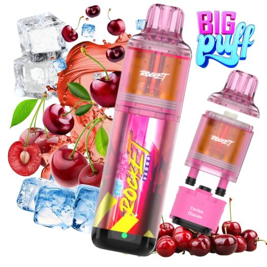 Cherry Ice Juice Rocket 32000 Puff | 2ml + 10ml + 10ml | Big Puff