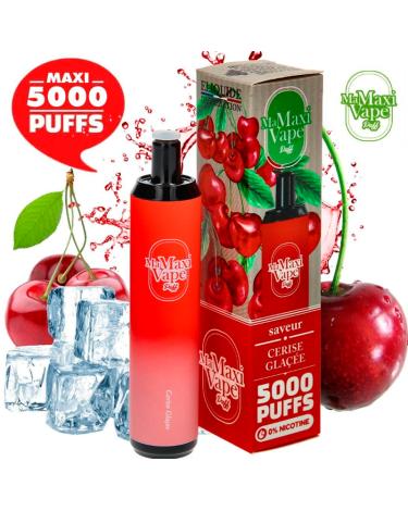 CHERRY ICE Ma Maxi vape 5000 puffs SEM NICOTINA