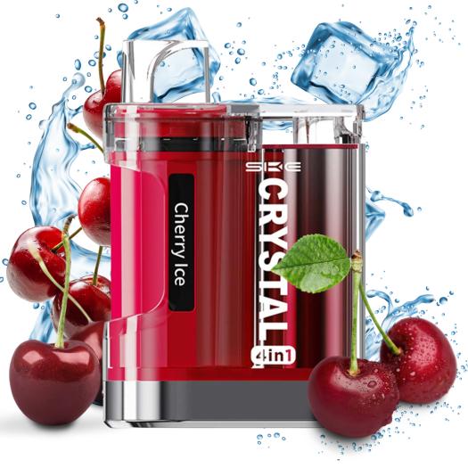 Cherry Ice Ske Crystal 4 in 1 Pod Kit 20mg | 2400 Puff |