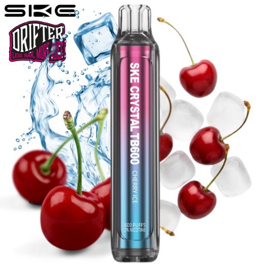 Cherry Ice SKE x Drifter Crystal TB600 20mg Descartável