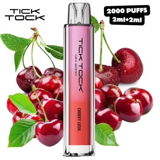 Cherry Lush Tick Tock Mini 2000 Puffs 20mg (2ml+2ml)