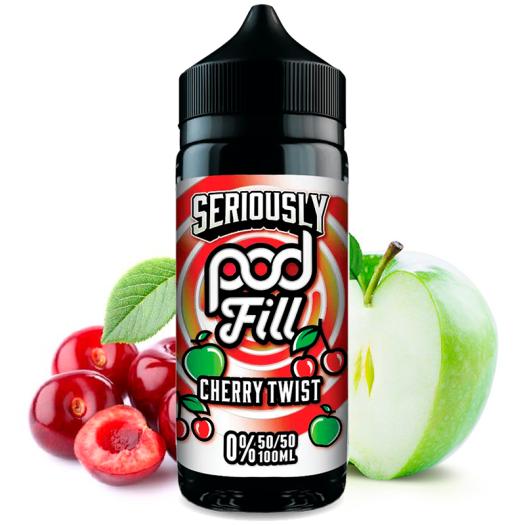 Cherry Twist Seriously Pod Fill 100ml + Nicokits Gratis