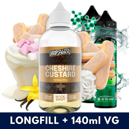 Cheshire Custard 50ml/250 Aroma (Longfill) Drip Hacks + 140ml VG Fast