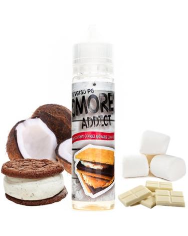 Chewy Coconut Cookies and White Chocolate Smore 50ml + Nicokits gratis - Smores Addict