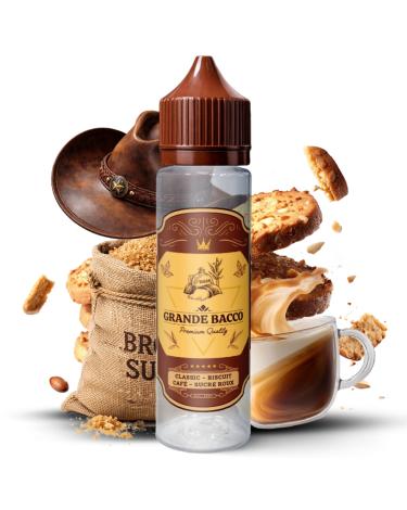 Classic Biscuit Café Sucre Roux 50ml Grande Bacco