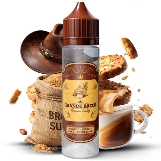 Classic Biscuit Café Sucre Roux 50ml Grande Bacco