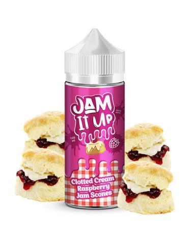 Clotted Cream Raspberry Jam Scones 100ml + Nicokits Gratis – Jam It Up