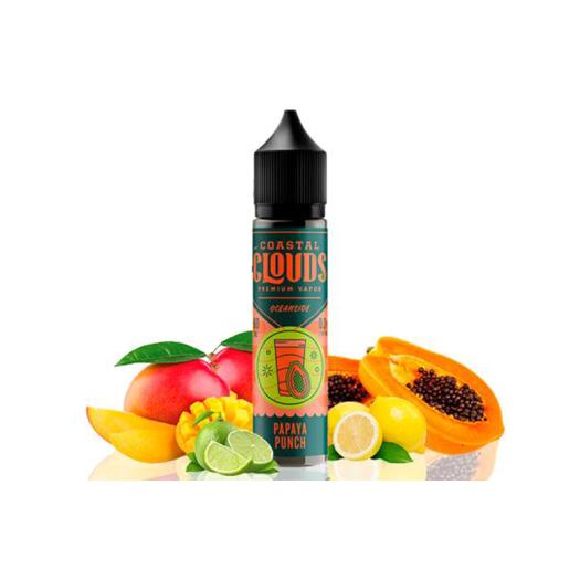 COASTAL CLOUDS PAPAYA PUNCH 50ml + Nicokit Gratis COASTAL PUNCH
