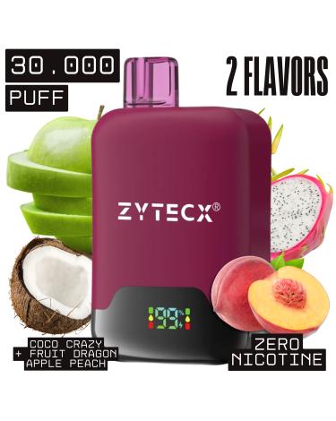 Coco Crazy + Dragon Apple Peach | MAGIC DUO Descartável | 30.000 Puff Sem Nicotina |