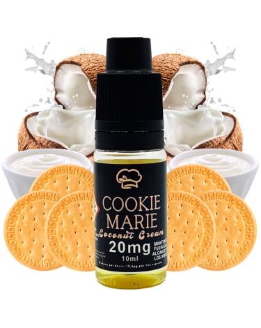 Coconut Cream 10ml - Cookie Marie - Líquido con SAIS DE NICOTINA