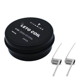 Coils Leto RTA SS316L 3mm 0.3Ω (2pcs) - Titanide