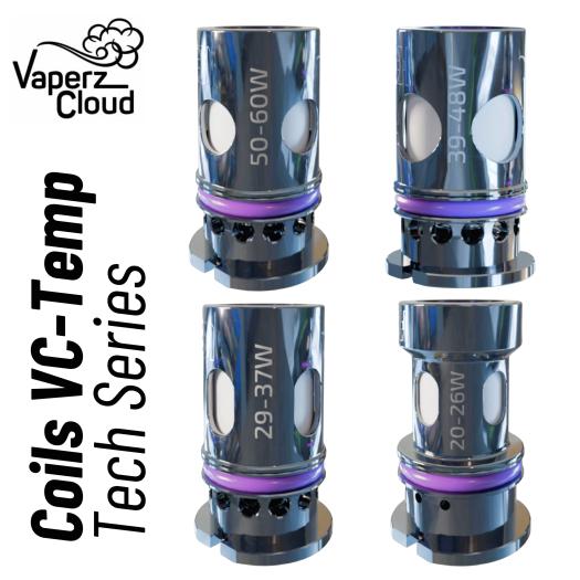 Coils VC-Temp Tech Series 0.2/0.3/0.4/0.6ohm (4pcs) Vaperz Cloud