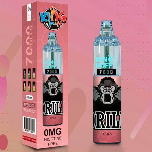 COLA 7000 puffs - KING PUFF v2 - SEM NICOTINA