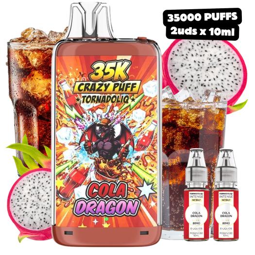 Cola Dragon Crazy Puff 35K 2x10ml 20mg Tornadoliq