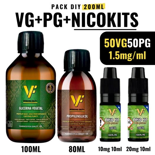 Combo Pack | 200ml 1.5mg | 50VG/50PG VapFip