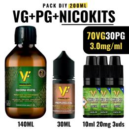 Combo Pack | 200ml 3mg | 70VG/30PG VapFip