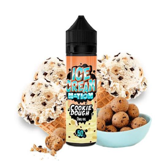 Cookie Dough Ice Cream - Ice Cream Nation - 50 ML + 10 ml Nicokit Gratis