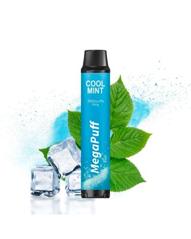 Cool Mint MegaPuff – 3000 PUFF – Descartável SEM NICOTINA