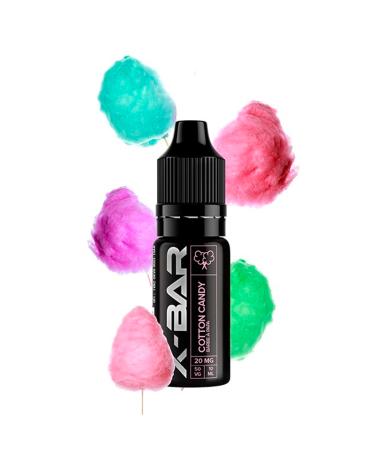 Cotton Candy 10ml - X-Bar Sais de Nicotina