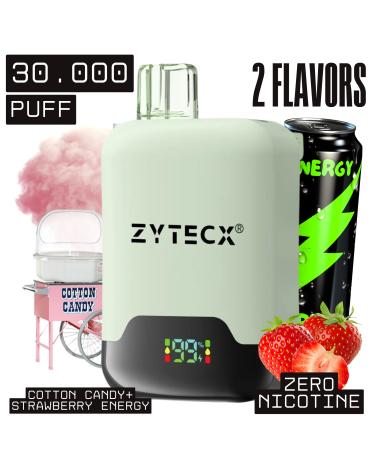 Cotton Candy + Strawberry Energy | MAGIC DUO Descartável | 30.000 Puff Sem Nicotina |