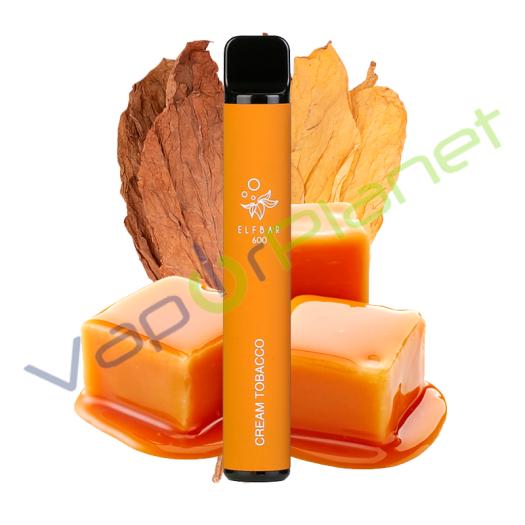 CREAM TOBACCO Elf Bar Pod System 20mg Sal - Descartável