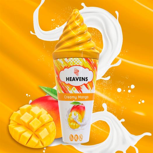 Creamy Mango - Heavens E-Cone - 50ml + Nicokit Creamy Mango - Heavens E-Cone - 50ml + Nicokit