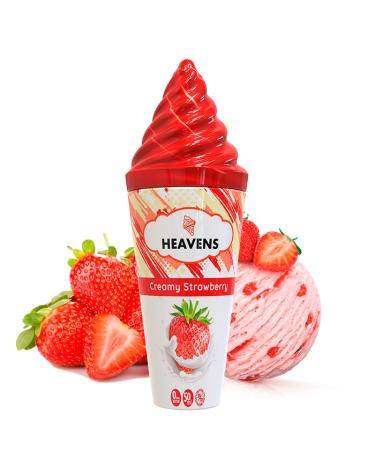 Creamy Strawberry - Heavens E-Cone - 50ml + Nicokit
