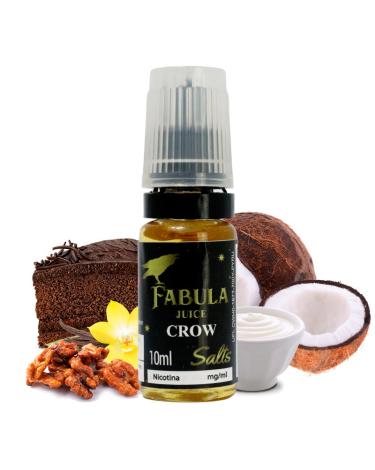 CROW 10 ml Fabula Salts by Drops 20 MG - SALES DE NICOTINA