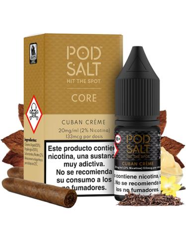 CUBAN CREME 10ml - POD SALT – Líquido con SALES DE NICOTINA