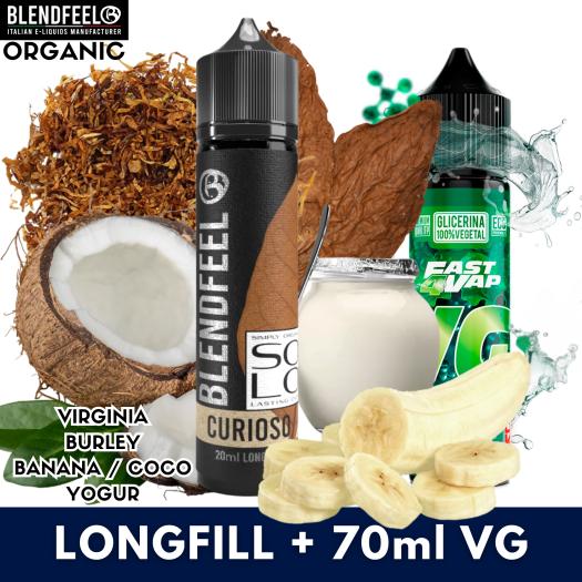 Curioso 20ml/60 (Longfill) Blendfeel + 70ml VG Fast