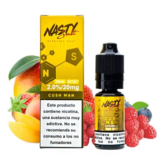 CUSH MAN - NASTY JUICE 10 ml - 10 mg y 20 mg - Líquido con SALES DE NICOTINA