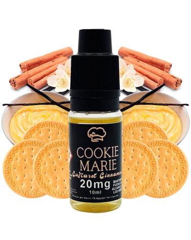 Custard Cinnamon 10ml - Cookie Marie - Líquido con SAIS DE NICOTINA
