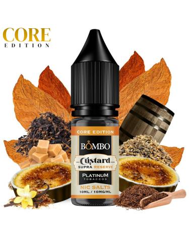 Custard Supra Reserve 10ml by Bombo CORE Edition Nic Salts