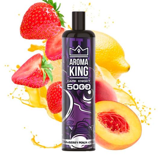 Descartável 5000 Puff Strawberry Peach Citrus - Aroma King SEM NICOTINA