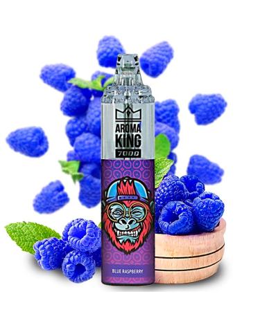 Descartável BLUE RASPBERRY Tornado 7000 Puff SEM NICOTINA - Aroma King