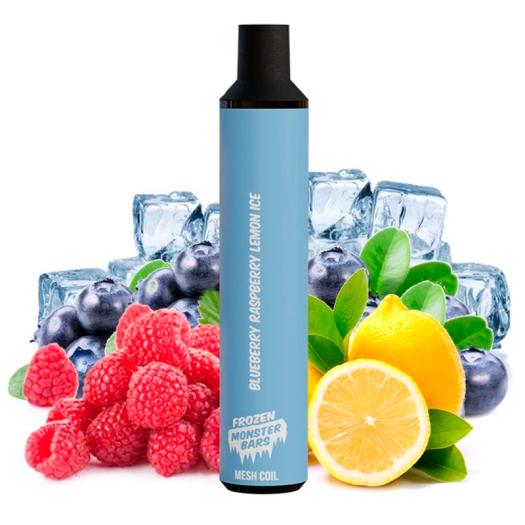 Gelo descartável de mirtilo, framboesa e limão 20mg - Monster Bar