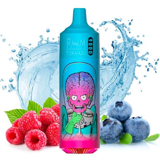 Descartável Blueberry Raspberry Tornado 9000 Puff - 600mAh sem nicotina Fumot Descartável Blueberry Raspberry Tornado 9000 Puff - 600mAh sem nicotina Fumot
