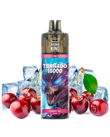 Ice de cereja descartável 15000 Puffs SEM NICOTINA - Aroma King