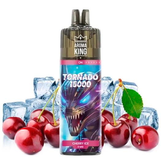Ice de cereja descartável 15000 Puffs SEM NICOTINA - Aroma King Ice de cereja descartável 15000 Puffs SEM NICOTINA - Aroma King