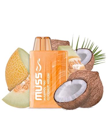 Descartável Coconut Melon Muss Marmol 700 Puff  20mg