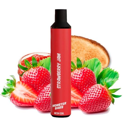 Descartável Strawberry JAM 20mg - Monster Bar
